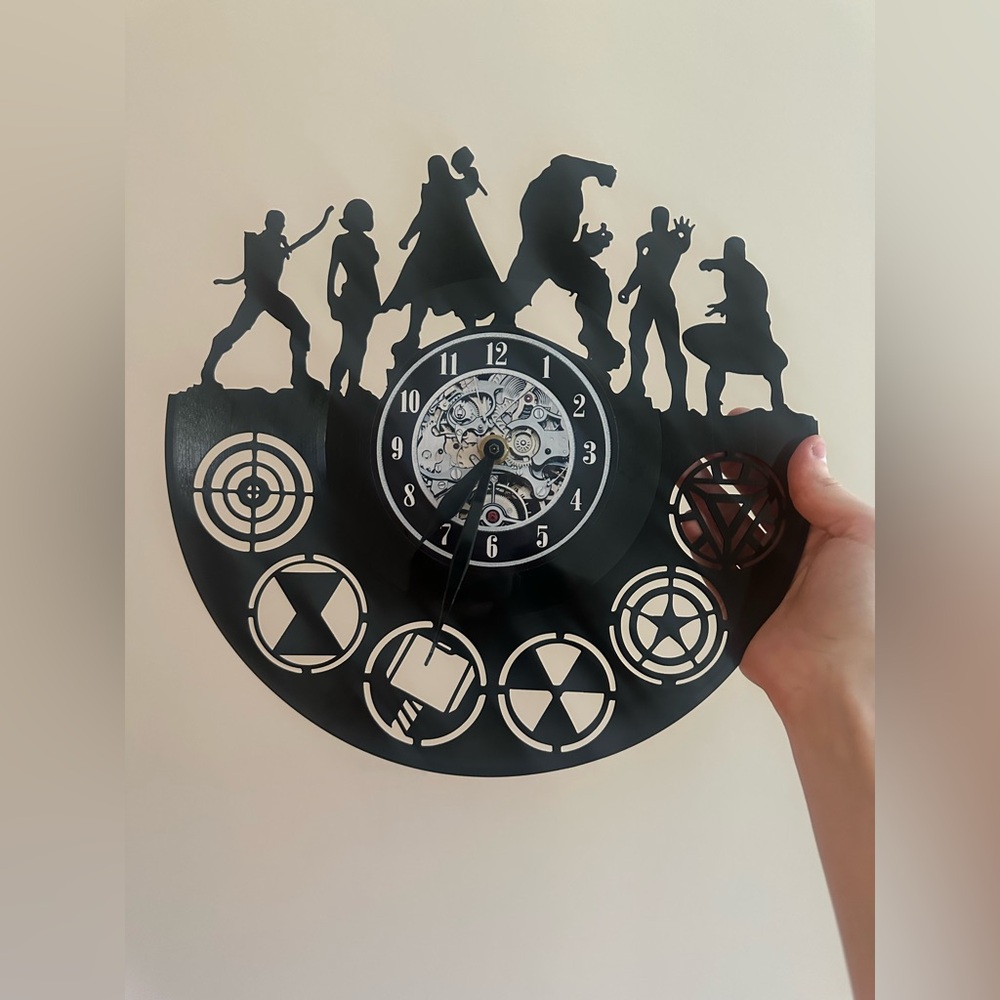 Marvel’s Avengers Vinyl Record Wall Clock